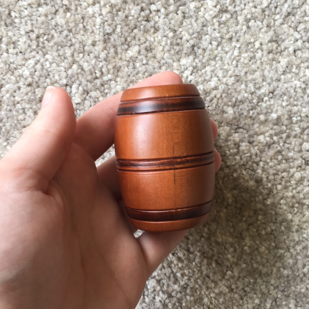 Wooden barrel antique barrel for a antique display